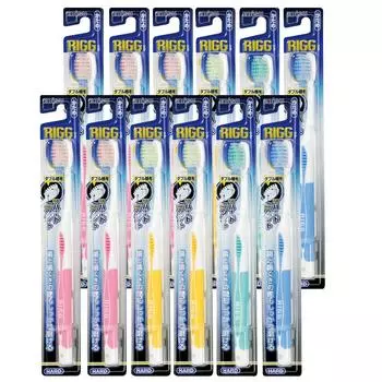 Зубная щетка Ebisu Rig, набор из 12 жестких цветов в наличии