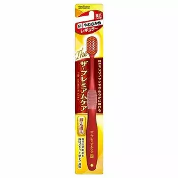 Зубная щетка Ebisu The Premium Care, 7 рядов, обычная мягкая (Цветной случайный)