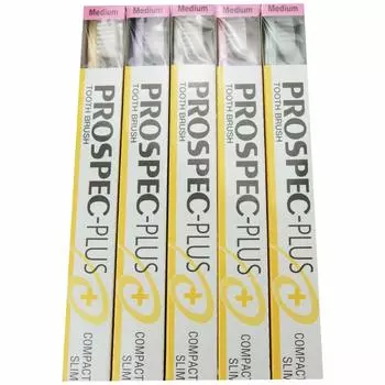 Зубная щетка GC Prospec Plus Compact Slim M x set (Нормальный) 5 частей