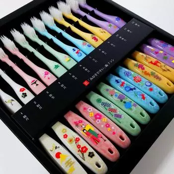 Зубная щетка Life Range для всех Extreme set от Jukichi Easy-to-brush [Сезоны чистки зубов] (нормальный) 12-элементный [Изобретенный Танабэ]