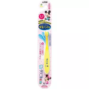 Зубная щетка LION Clinica Kids, мягкая, 1 шт. Детская зубная щетка для детей от 0 до 2 лет Зубные щетки Для чистки коротких задних зубов: - Вставьте зубную щетку в диаграмму
