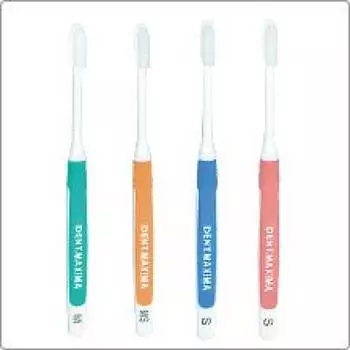 Зубная щетка Lion Dent Maxima MS Dental Оранжевая (Средне-мягкий) Упаковка 12 штук,