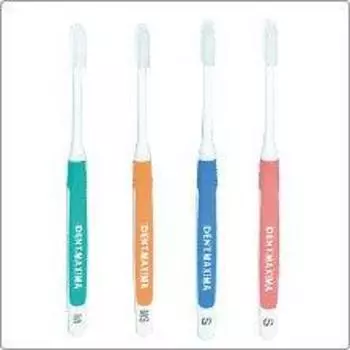 Зубная щетка Lion MS Dental Use 12 шт. Оранжевая [Dent Maxima] (Средне-мягкий)