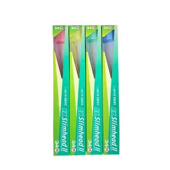 Зубная щетка Lion Slimhead 2 DENT EX Slimhead2 20 штук Продукт стоматологической клиники (34М) чистый