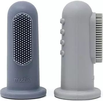 Зубная щетка Mushie Finger, детская зубная щетка на палец TU прозрачный