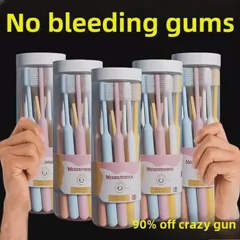 Зубная щетка Nano Soft Bristle Wide Head для мужчин и женщин — для домашнего использования и одноразового использования