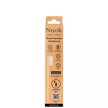 Зубная щетка Niyok Choice Brush Bamboo с защитой от детей, 5 шт.