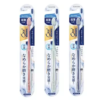 Зубная щетка Ora2 Premium Smooth Fit, оптовая закупка не может быть выбрана [Компактная обычная] Упаковка из 3 шт. *Цвет