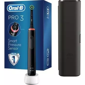 Зубная щетка Oral-B Pro 3500 с аккумулятором, черная + головка