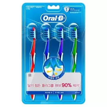 Зубная щетка Oralbi Cross Action Total Care, 4, 1