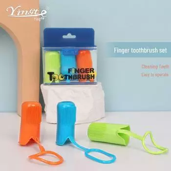 Зубная щетка Pet Finger для собак и кошек - Инструмент для чистки зубов и полости рта three piece set