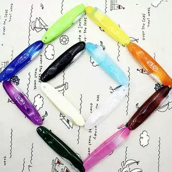 Зубная щетка Портативная зубная щетка Складная зубная щетка Дорожная зубная щетка Однотонная дорожная зубная щетка 10.9cm