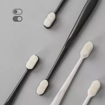 Зубная щетка с мягкой щетиной для ухода за деснами — бережная чистка полости рта для беременных женщин, 10 000 щетинок в форме облаков, индивидуальная упаковка Wave, Bag белый