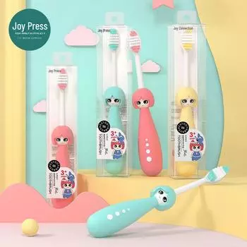 Зубная щетка с мягкой щетиной Mike Kids - изогнутая головка, уход за деснами, для чувствительных зубов, индивидуальная упаковка Single Pack