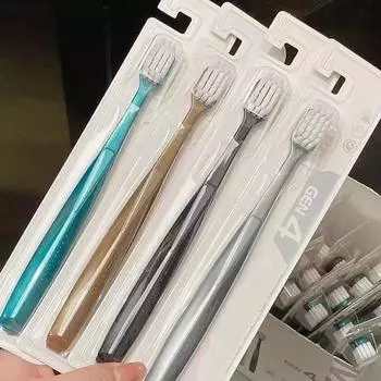 зубная щетка с широкой головкой, антибактериальная, для улучшения кровоточивости десен, мягкие волосы, мягкая десна 20PCS/SET