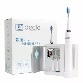Зубная щетка с звуковой вибрацией Зубная щетка Decle Уход за зубами Уход за полостью рта В комплект входят 3 сменные щетки (Decle, корпус/подставка для зарядки)