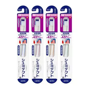 Зубная щетка Shumitect Gentle Periodontal Care 3D Fit Sensitivity Care Thin Compact 4 шт. выбрать нельзя (Нормальный) цвет