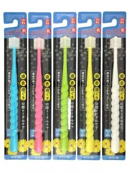 Зубная щетка Steer 360 градусов с щетиной POPOTAN Sou, набор из 12 предметов (цветовая гамма) (нормальный)