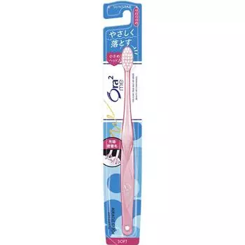 Зубная щетка Sunstar Aura Two Me Miracle Catch, мягкие отбеливающие зубные щетки Материал] Материал образца: Материал волос ПЭТ: Отбеливание нейлона