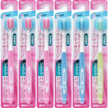 Зубная щетка Systema Hug Plus Wide Regular Soft, набор из 6 предметов