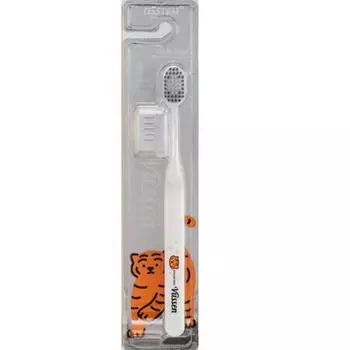 Зубная щетка VUSSEN Plain Tiger Double Wide (белый)