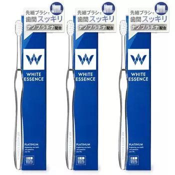 Зубная щетка White Essence Platinum Small Compact Extra Fine Зубная паста для лечения кариеса при заболеваниях пародонта (платиновый (Набор 3))