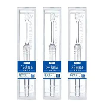 Зубная щетка White Essence Shinist, маленькая, компактная, сверхтонкая, зубная паста, кариес, пародонтоз, чудо (Шинист (Фтор) 3 бутылки)