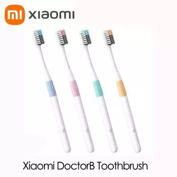 Зубная щетка Xiaomi DoctorB Bass Method с сэндвичем, лучшая проволочная щетка, 4 цвета, зубная щетка для глубокой очистки
