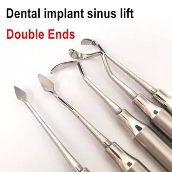 Зубной имплантат, хирургический инструмент для подъема пазух, стоматологический подъемник, двусторонний инструмент, инструменты для стоматолога из нержавеющей стали 1 piece A