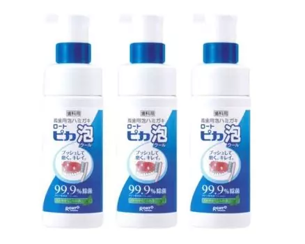 зубной пасты Matsukaze Rohto Pika Foam Cool 150 мл с оригинальным ватным набором [Набор 3]