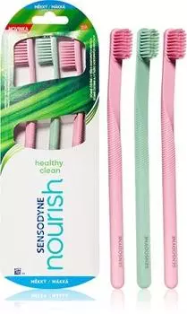 Зубные щетки Sensodyne Nourish Healthy Clean TU прозрачный