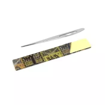 Зубочистка Difference с зубочисткой из нержавеющей стали Red Fang Zuinishiki Pastel Tatsumura Saki Tatsumura Art Textiles Tea Utensils
