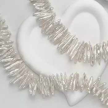 Зубочистка Жемчужина 4.5x30 мм Нерегулярные Бусины Для Изготовления Ювелирных Изделий DIY Браслет Серьги Ожерелье Аксессуар 4.5x30mm