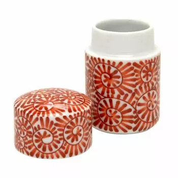 Зубочистка Зубочистка с осьминогом Арита Изготовлена из керамики Держатель, Держатель, Настольный, Крышка, Посуда, Арабеска, Красный,