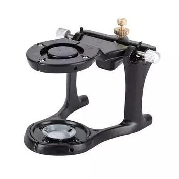 Зубоврачебный регулируемый магнитный артикулятор протеза для установки предварительно отлитой модели зубов