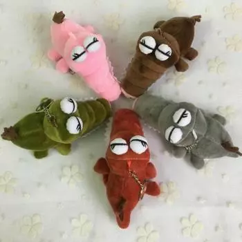 Зубы крокодила Милая кукла-брелок для ключей Мягкая игрушка для детей Плюшевые игрушки Подвеска для девочки Милые плюшевые игрушки розовый