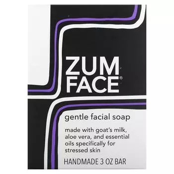 ZUM, Zoom Face, нежное очищающее мыло для лица, 3 унции