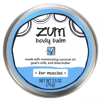 ZUM, Zum Muscle Body Balm, 2.5 oz (70 g)