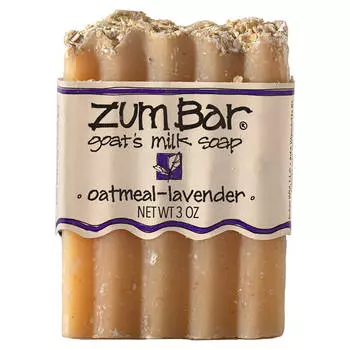 ZUM, Zumba, Goat Milk Soap, Oatmeal Lavender, 3 oz each soap