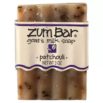 ZUM, Zumba, goat milk soap, patchouli, 3 oz soap cubes