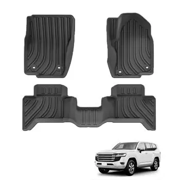 ZUNDUO Toyota Land Cruiser Prado 250 эксклюзивный 3D коврик для пола 3D коврик для автомобиля PRADO 250 3D структурный коврик для пола автомобиля Коврик для автомобиля Land Cruiser 250 серии Применимо чёрный