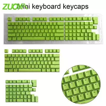 ZUOYA 117 шт./компл. мини-колпачки для ключей, износостойкие механические декоративные колпачки для ключей из чистого цвета из ПБТ небесно-голубой