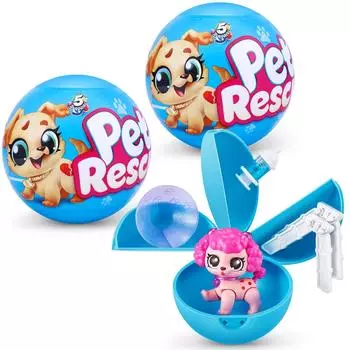 ZURU Surprise Pet Rescue Series 1 Милая плюшевая миниатюрная игрушка Amazon Exclusive Magic Color Change Mystery Collector мягкая игрушка для детей и девочек (2