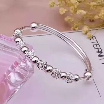 Zuyin 990 Plum Blossom Lucky Bead Модный браслет в стиле пуш-пул Подарки подруге Просто, модно и мило Adjustable size