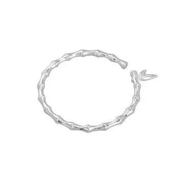 Zuyin 9999 бамбуковый браслет с высокой посадкой для девочек, сдающих вступительные экзамены в аспирантуру, браслет с простым кольцом из бамбукового листа Adjustable size