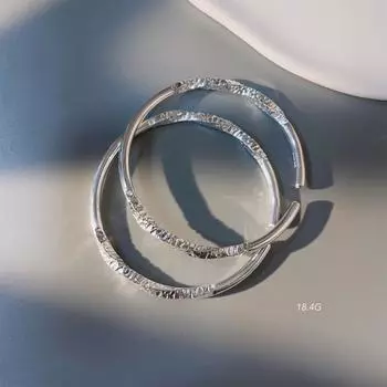 Zuyin 999 Гладкая модная нишевая дизайнерская ручка с ритмичным узором Легкий роскошный браслет из стерлингового серебра для женщин Adjustable size