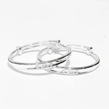 Zuyin 999 вогнутый детский браслет Xiangyun Fu с персонажем Full Moon Nafu Su Ring Adjustable size