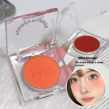 ZVEV подвыпивший монохромный румяна чистое желание атмосфера расширение цвет румяна осветляющий девушка белый нюдовый макияж натуральный стойкий