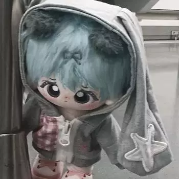 Звезда 20 см Хлопковая кукольная одежда Кроличье пальто Плюшевая кукольная одежда Хлопковая кукольная одежда Детский подарок розовый