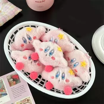 Звезда Кирби аниме плюшевая школьная сумка маленькая подвеска брелок мягкая мультяшная кукла сумка декоративные аксессуары подарок на день рождения розовый